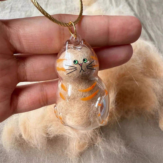 PetKeep Memorial Gatos — Gato Naranja